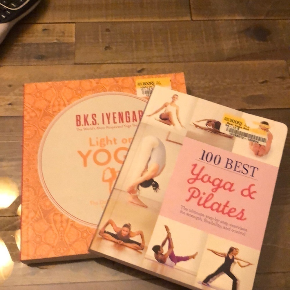 Set of two yoga books soft covers​​​​​​​​​​​​​​